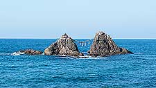 糸島の二見浦の夫婦岩